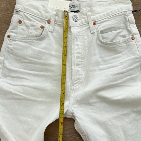 Citizens of Humanity Jolene white out high rise vintage slim 25 27 29 - Picture 5 of 14